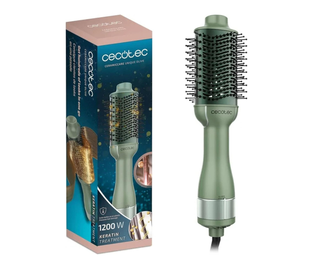 Cecotec Szczotka prostująca CeramicCare Unique Olive - 1545522 - zdjęcie
